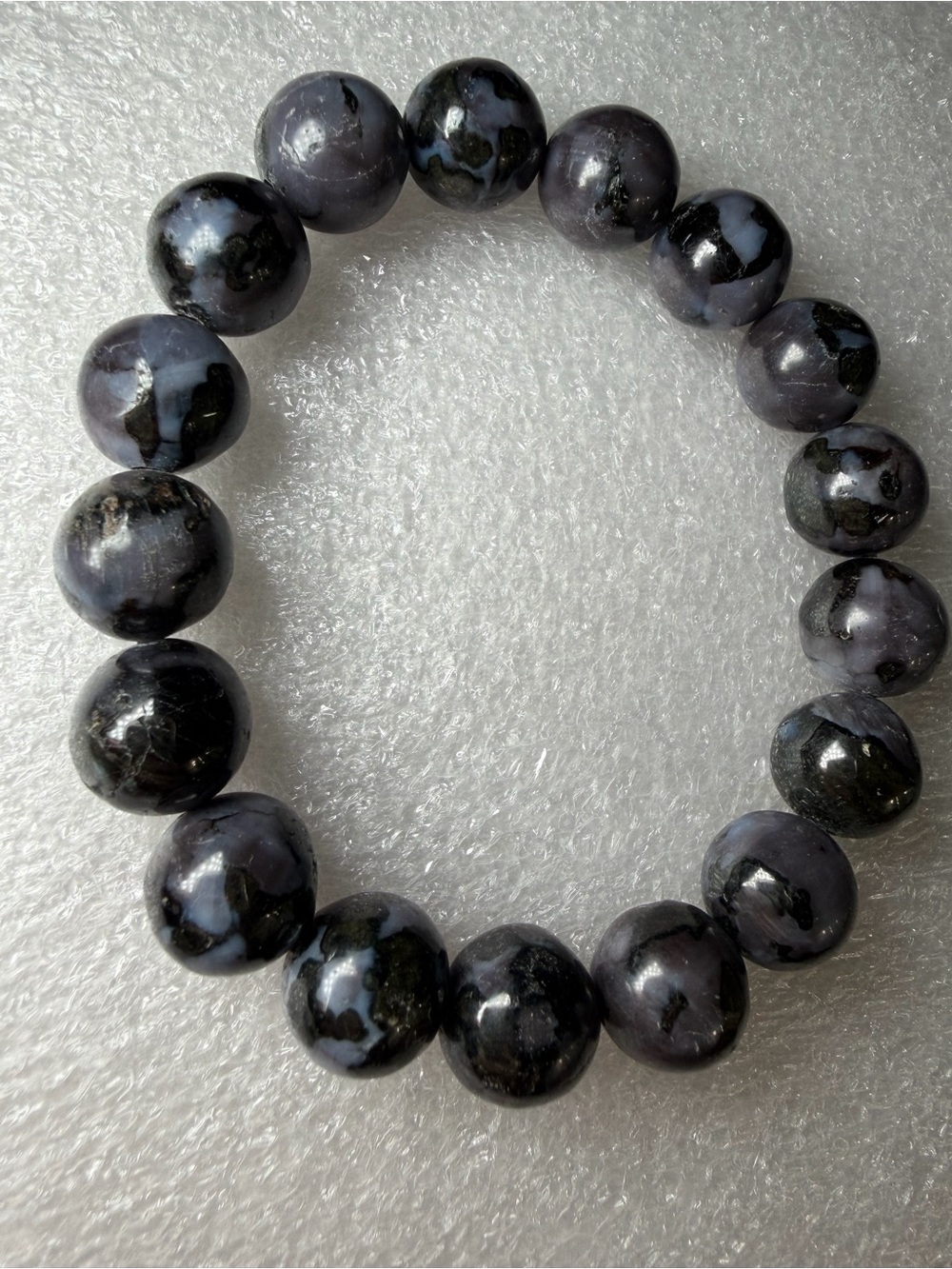 Beautiful 12MM Merlinite Natural Crystal Bracelet